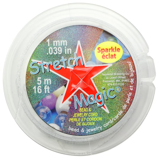 Stretch Magic® Sparkle Bead & Jewelry Cord, 1mm
